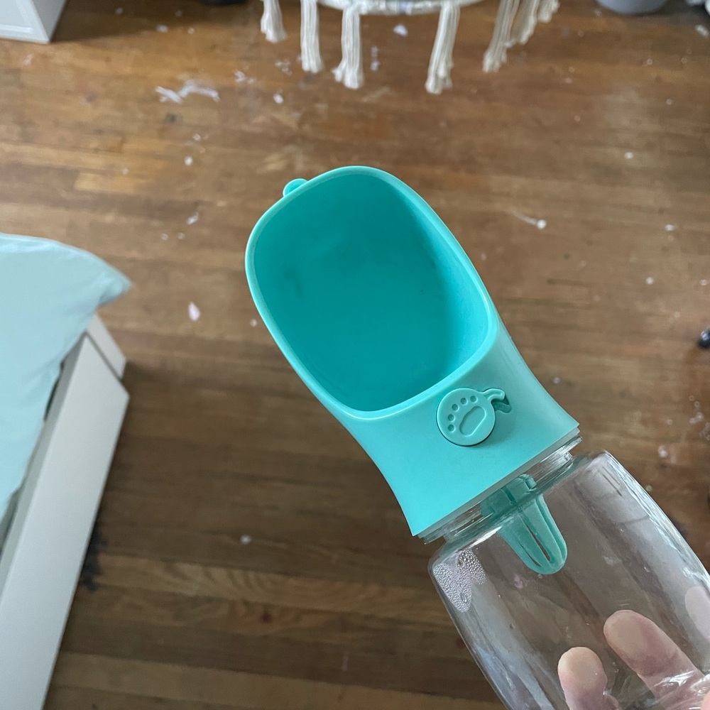 Portable water bowl/container for dogs